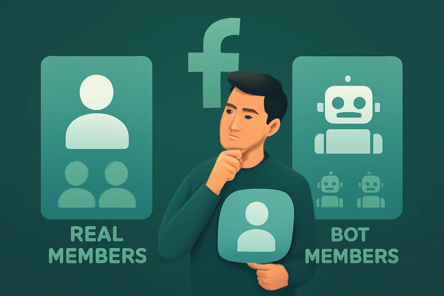 เทคนิคเพิ่มคนเข้ากลุ่ม Facebook: Real Members vs. Bot Members เลือกอย่างไรให้ธุรกิจเติบโต?