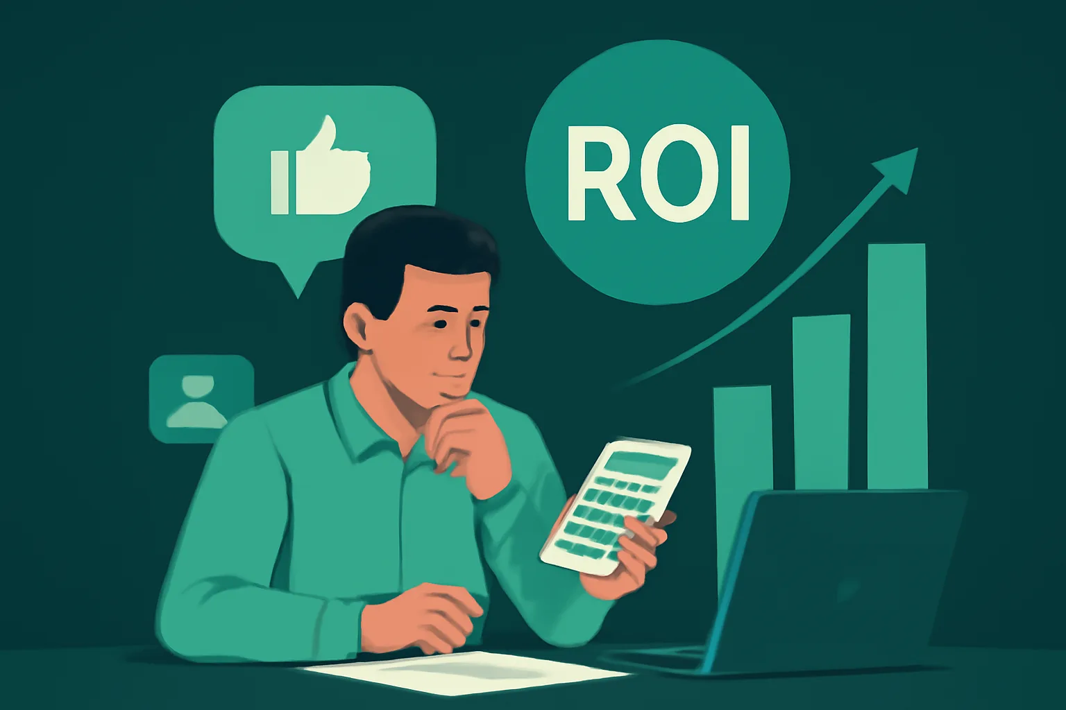 วิธีคำนวณ ROI จากการซื้อผู้ติดตาม Facebook และยอดไลค์