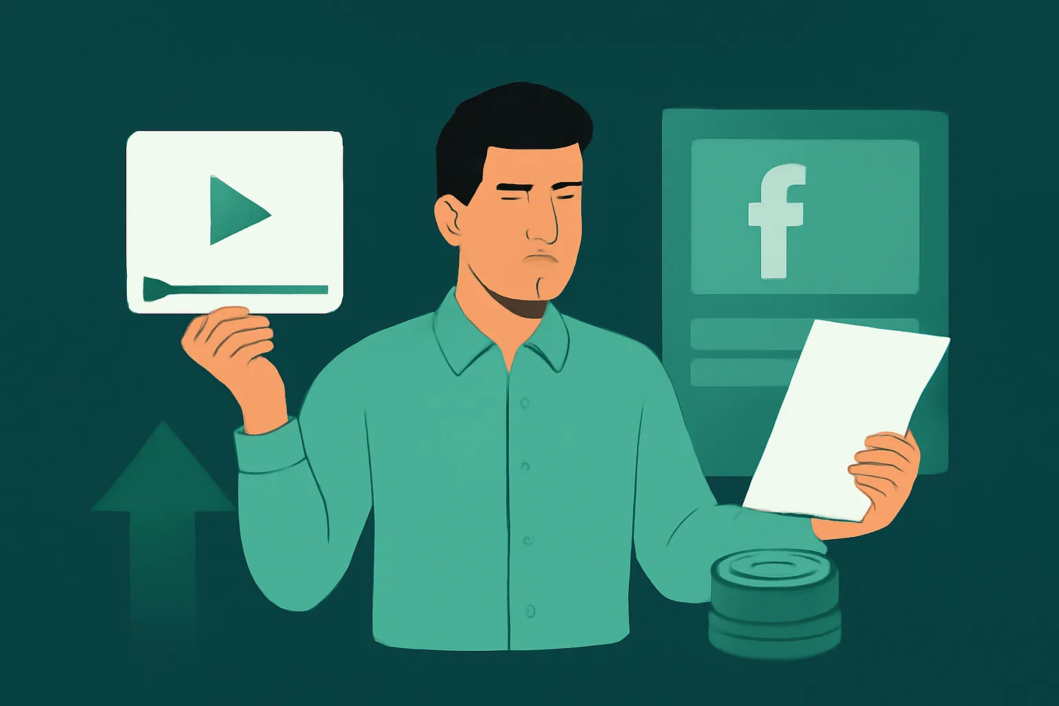 Facebook: ปั๊มวิววิดีโอ vs. คอนเทนต์ Organic - ต้นทุนและผลลัพธ์สำหรับ SME