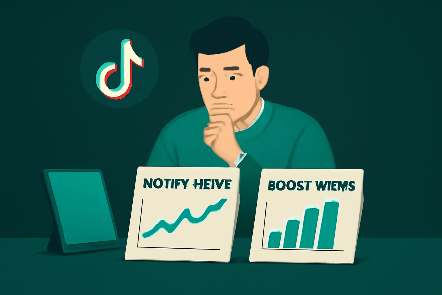 การวัดผลลัพธ์จากการใช้บริการเพิ่มยอดวิว TikTok: Notify Views vs Boost Views