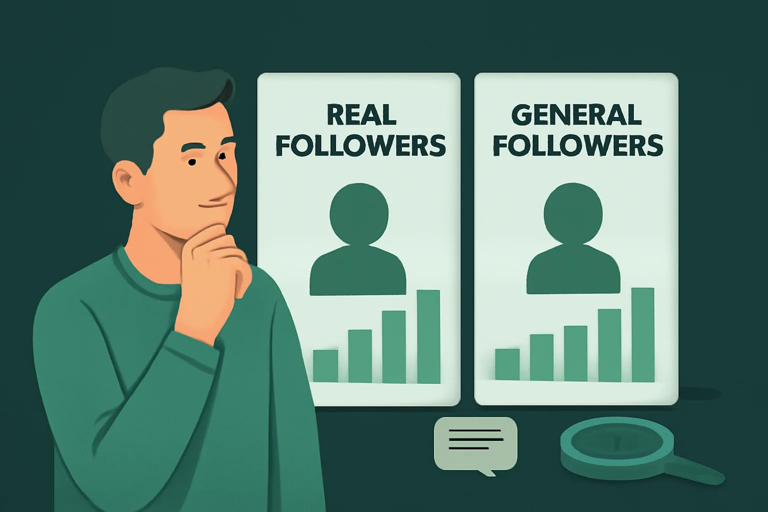 เปรียบเทียบผู้ติดตาม Facebook (Thai): Real Followers vs. General Followers แบบไหนเหมาะกับร้านค้าออนไลน์