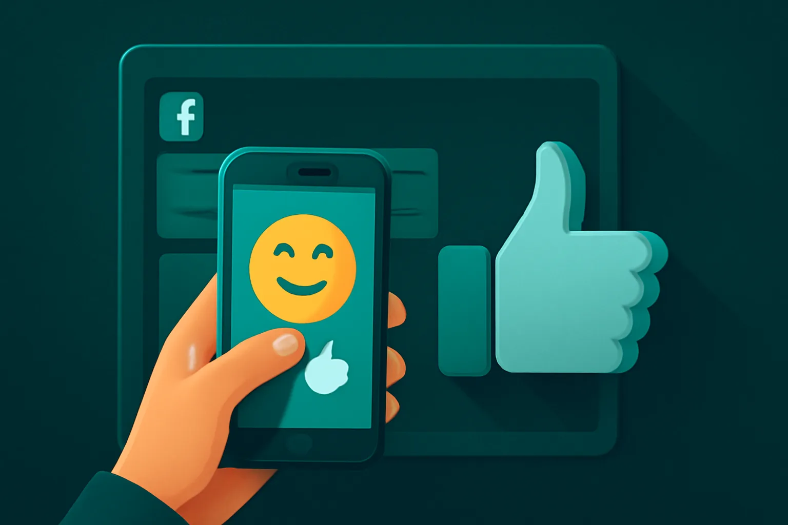 Facebook: เพิ่มยอดไลค์โพสต์แบบ Emoji ให้ดูเป็นธรรมชาติ