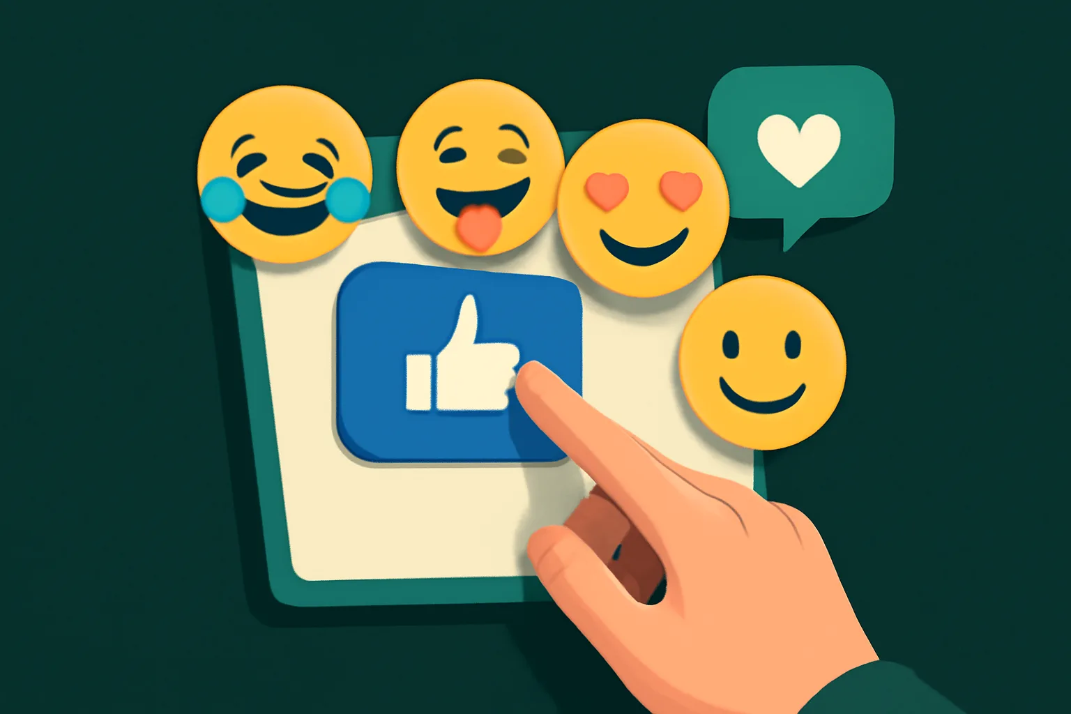 วิธีเลือก Emoji เพิ่มไลค์โพสต์ Facebook สื่อสารตรงใจ กระตุ้น Engagement
