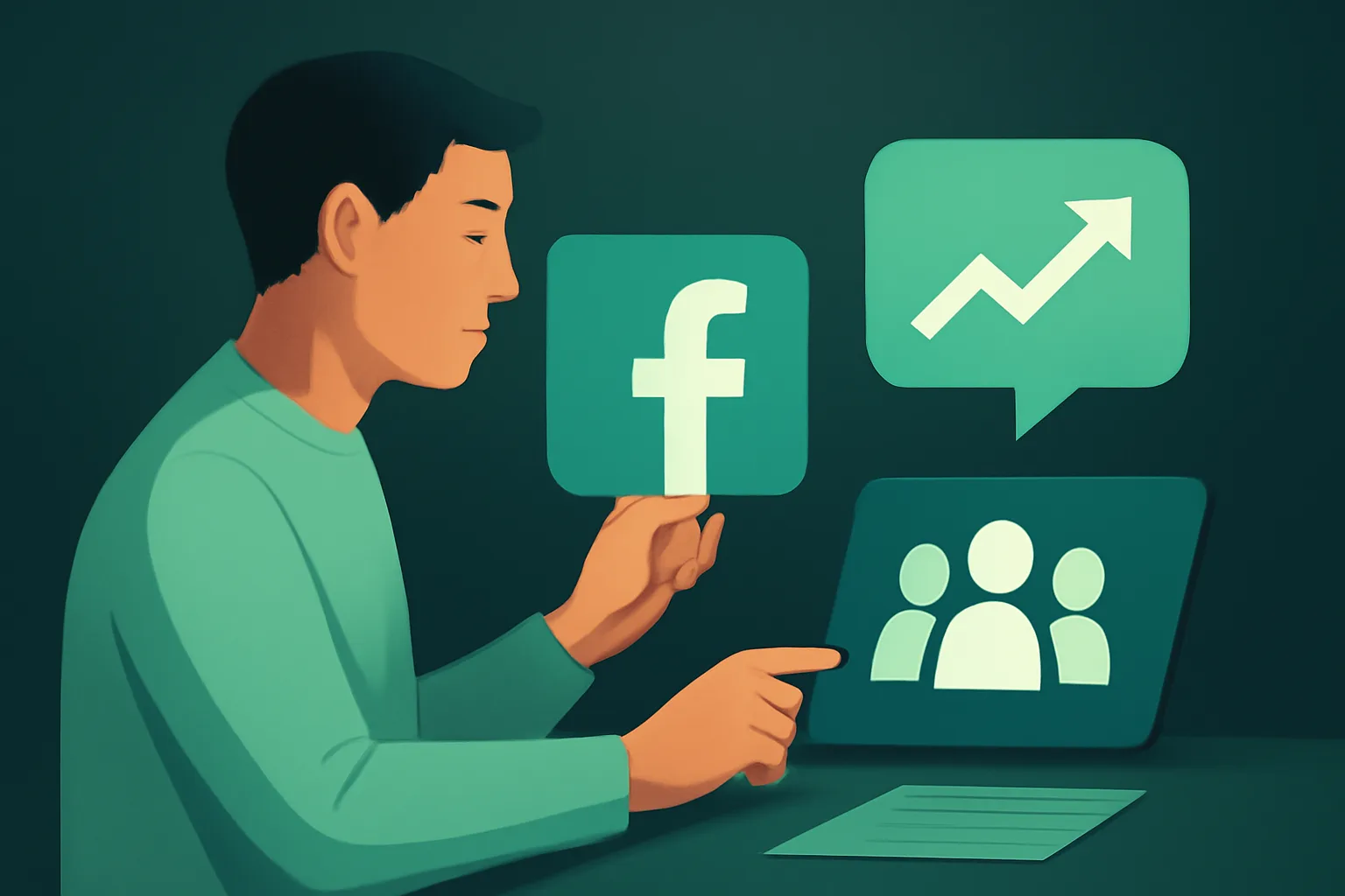 เลือกบริการเพิ่มผู้ติดตาม Facebook หรือ เพิ่มคนเข้ากลุ่ม: กลยุทธ์สร้างชุมชนลูกค้า