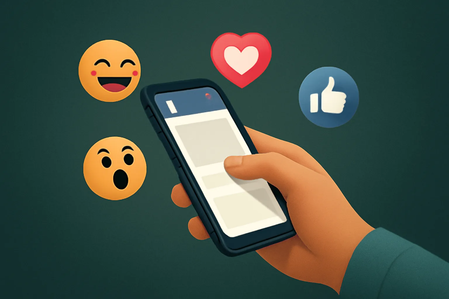 วิธีเลือก Emoji Likes บน Facebook ให้โพสต์สินค้า 'ปัง'