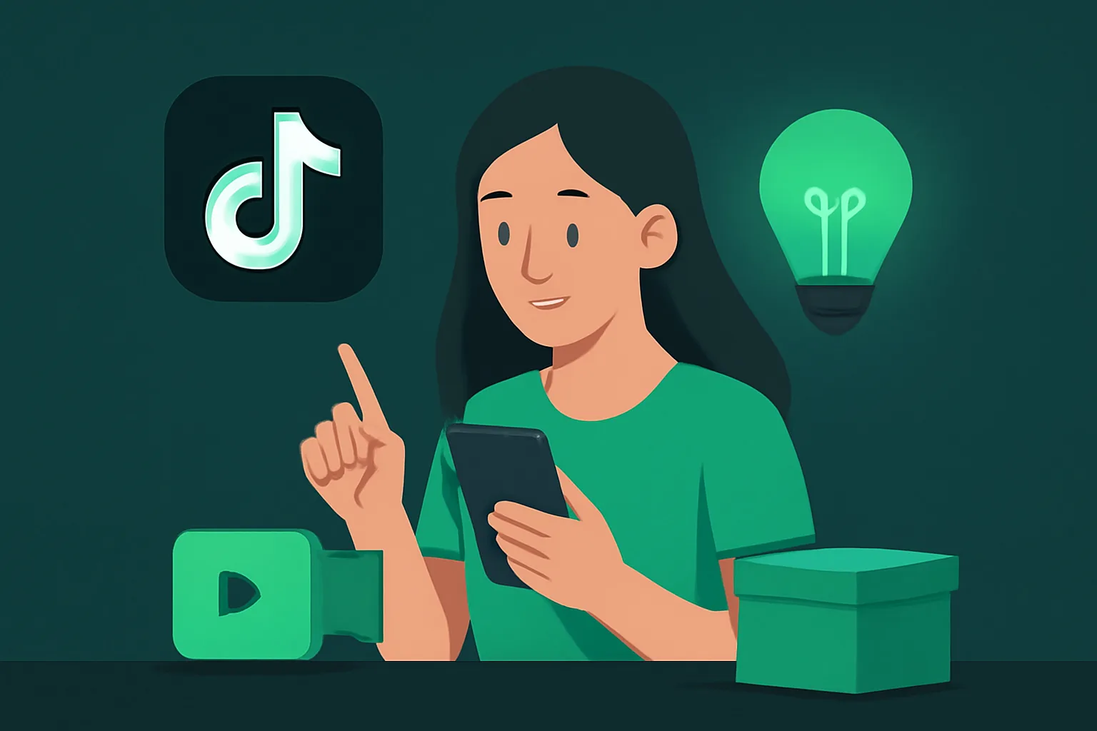 TikTok: เลือกประเภทวิดีโอให้ลูกค้าทักหา