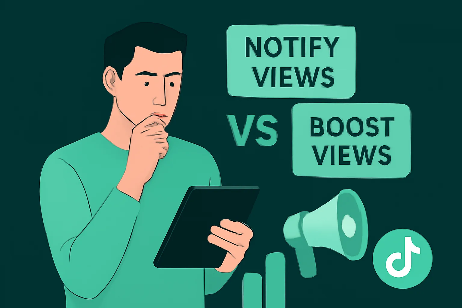 เปรียบเทียบ Notify Views vs Boost Views: เพิ่มยอดวิว TikTok ตัวไหนคุ้มค่าที่สุดสำหรับร้านค้าออนไลน์?