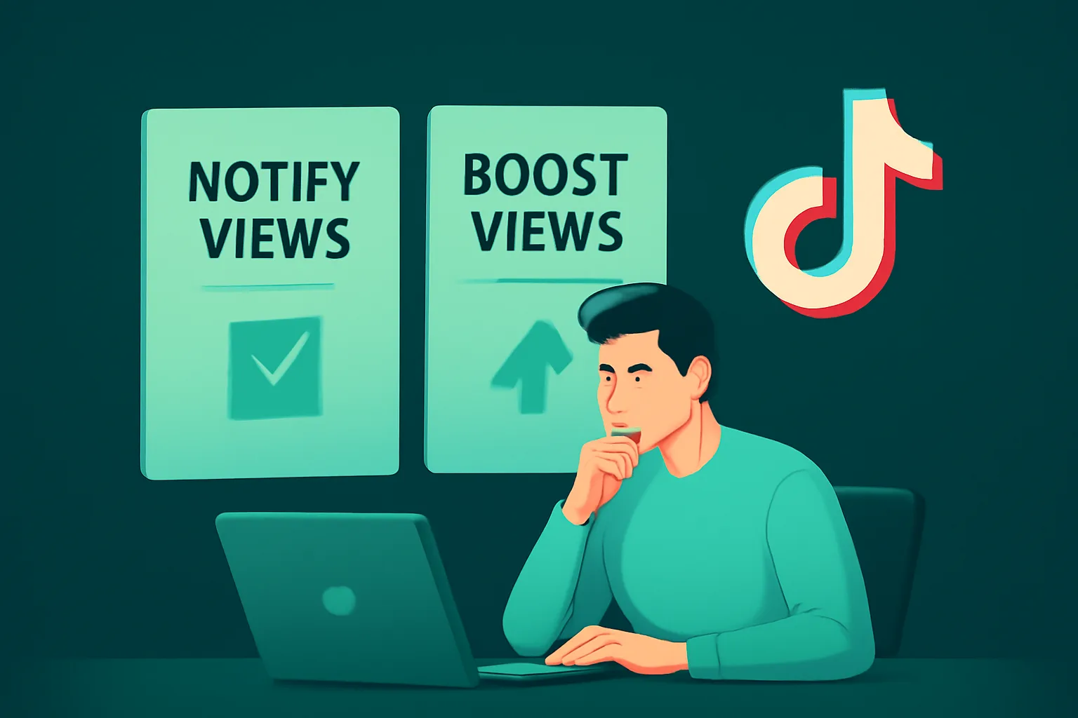 การใช้บริการเพิ่มยอดวิววิดีโอ TikTok: Notify Views vs Boost Views เลือกแบบไหนให้คุ้มค่า?
