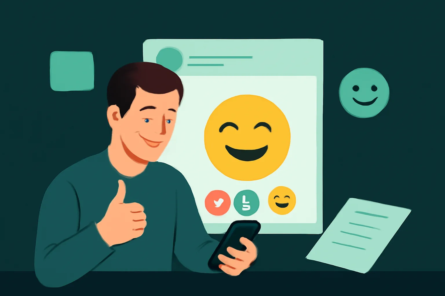 MetaSocial24Hr: เลือก Emoji เพิ่มไลค์โพสต์ Facebook ให้เหมาะกับธุรกิจ