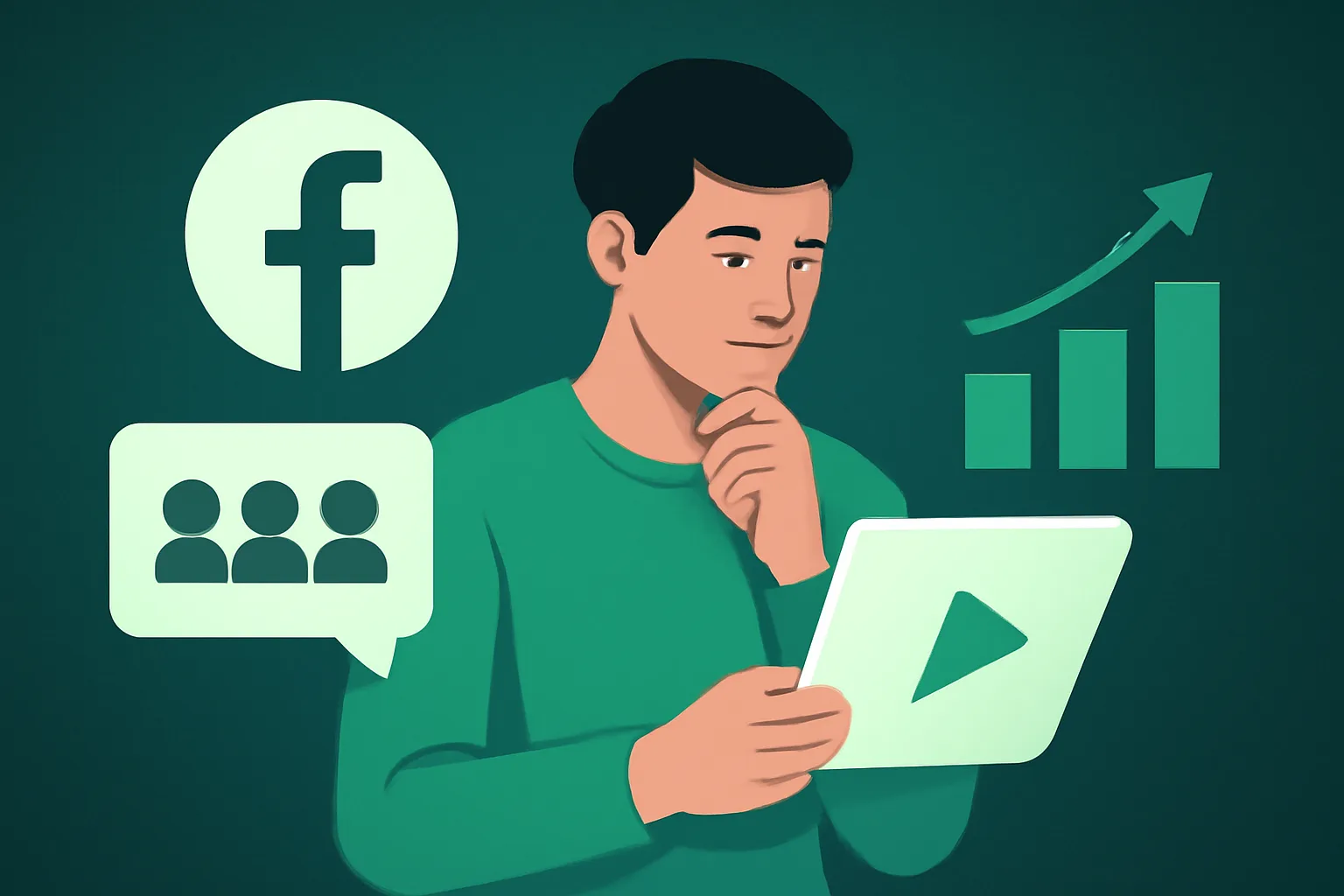 Facebook: เพิ่มผู้ติดตาม (Thai) vs เพิ่มยอดวิววิดีโอ - กลยุทธ์เพิ่มยอดขาย