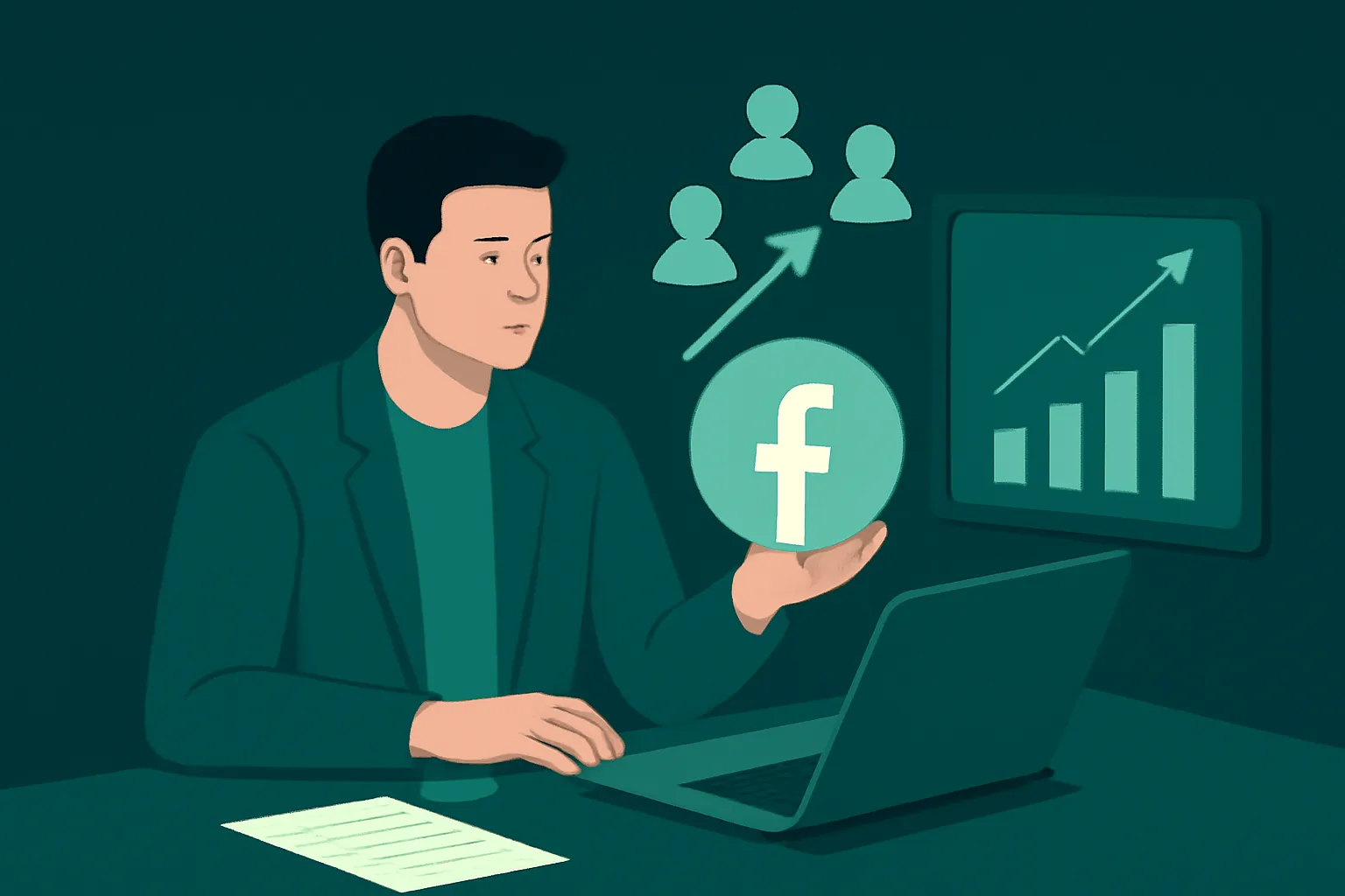วิธีใช้บริการ "เพิ่มผู้ติดตาม Facebook (Thai)" สำหรับร้านค้าออนไลน์