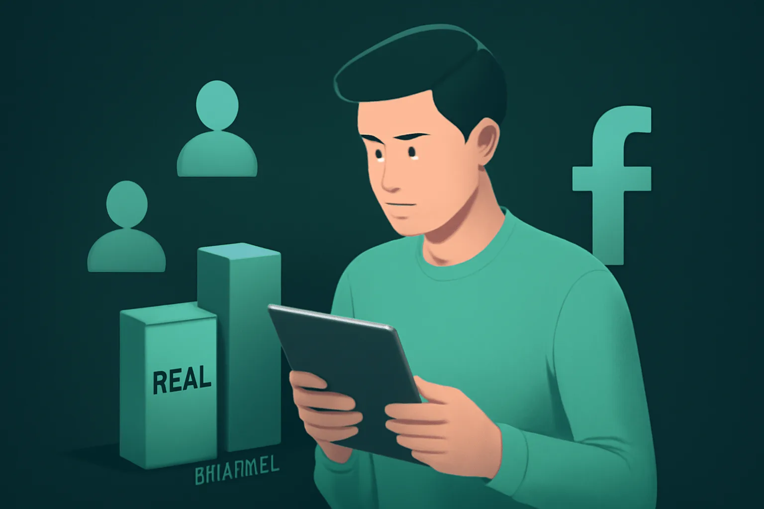 การวัดผลลัพธ์จากการใช้บริการ 'เพิ่มผู้ติดตาม Facebook (Thai)': Real vs General Followers