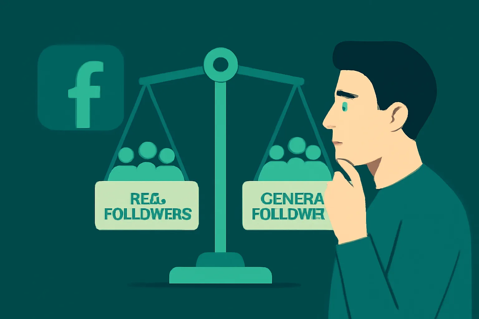 วิธีเลือกบริการเพิ่มผู้ติดตาม Facebook: Real vs. General Followers แบบไหนคุ้มค่า?