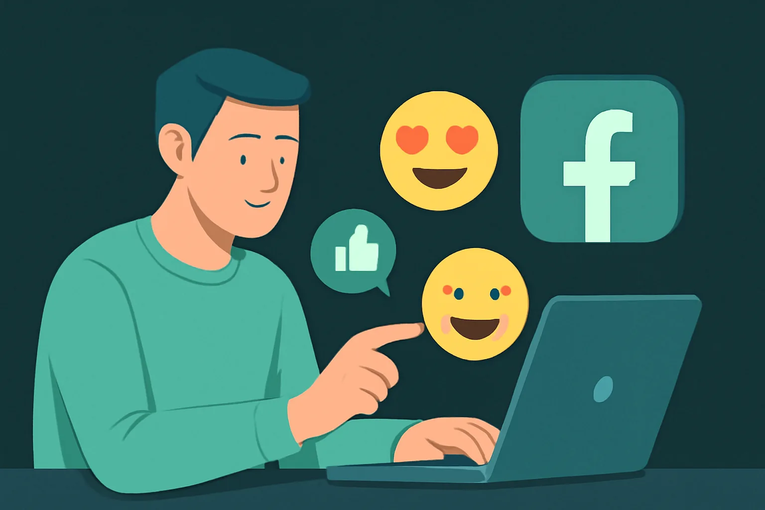 MetaSocial24Hr: เพิ่มยอดไลค์โพสต์ Facebook ด้วย Emoji สื่อสารโดนใจลูกค้า