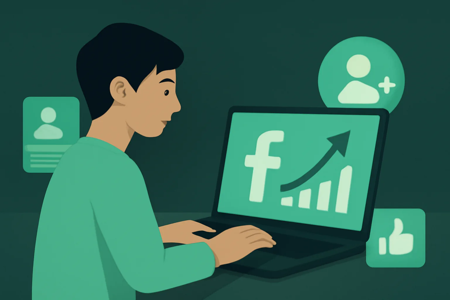 วิธีใช้บริการเพิ่มผู้ติดตาม Facebook (Thai) เพิ่มการมีส่วนร่วมจริง