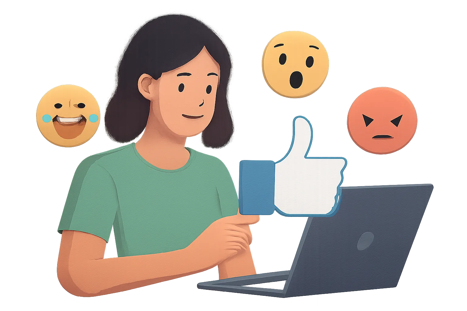 วิธีเลือก Emoji Likes บน Facebook ให้โพสต์สินค้าขายดี