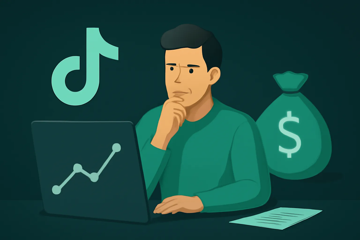 เพิ่มยอดวิว TikTok: การลงทุนกับบริการ vs. สร้างคอนเทนต์ Organic