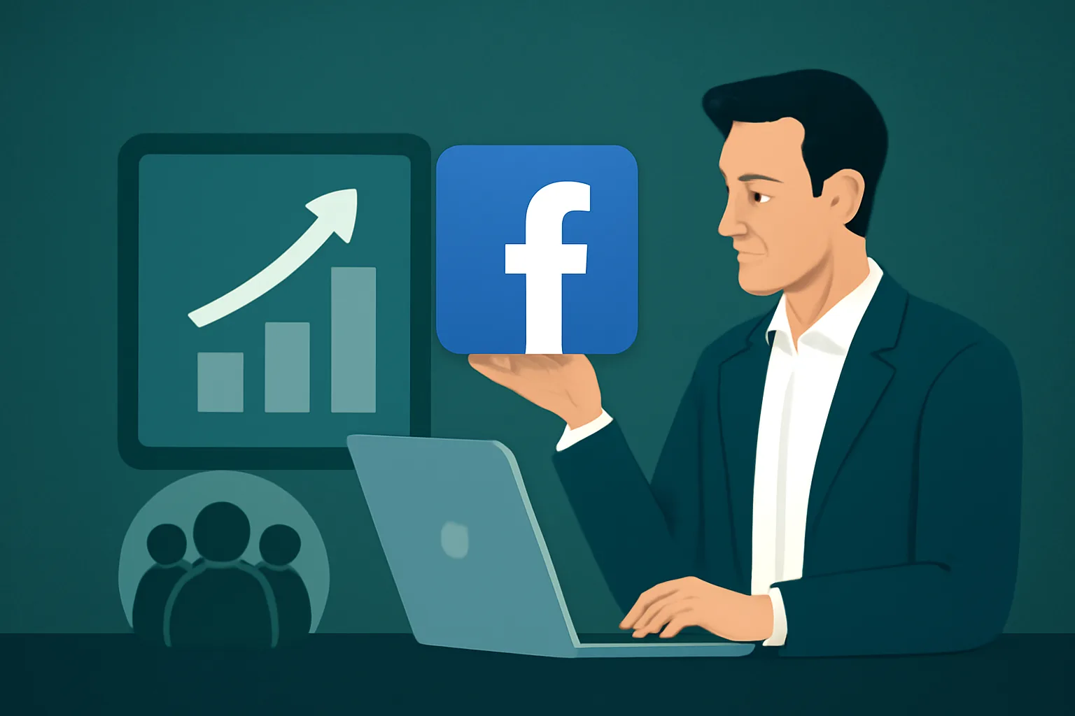 วิธีเพิ่มผู้ติดตาม Facebook: ใช้บริการเพิ่มคนเข้ากลุ่มให้ร้านค้าออนไลน์