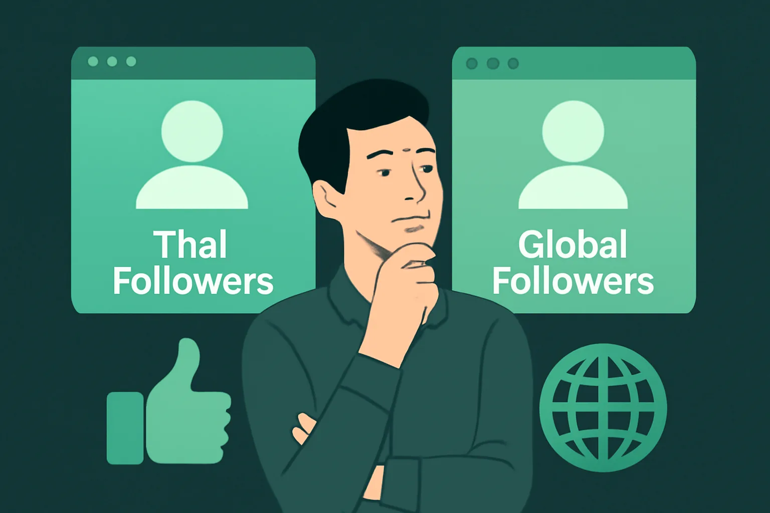 Facebook: เพิ่มผู้ติดตาม (Thai) vs (Global) แบบไหนเหมาะกับธุรกิจไทย?