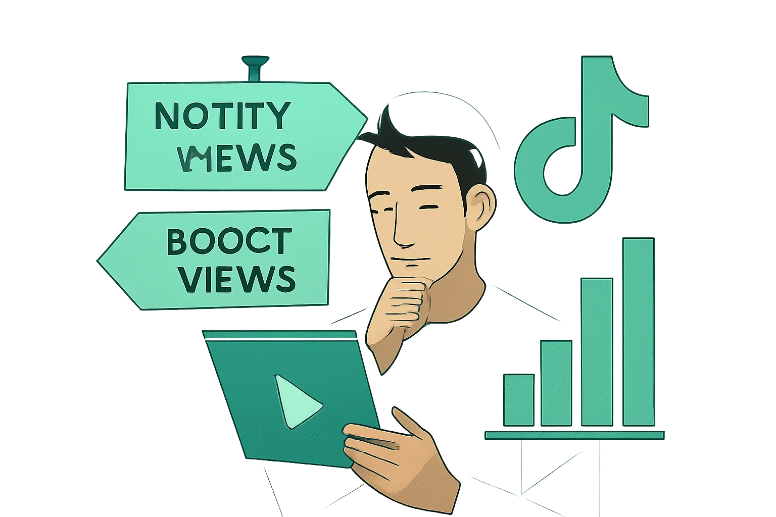 Notify Views vs Boost Views: เลือกบริการเพิ่มยอดวิว TikTok แบบไหนคุ้มค่าที่สุด?