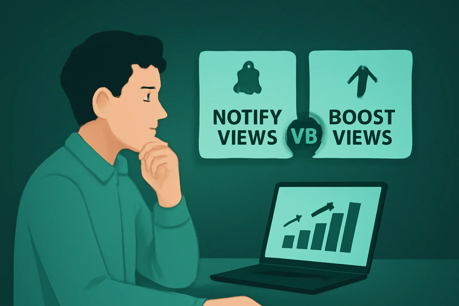 เพิ่มยอดวิว TikTok ให้ได้ผล: Notify Views vs Boost Views ตัวเลือกไหนคุ้มค่าสำหรับธุรกิจ