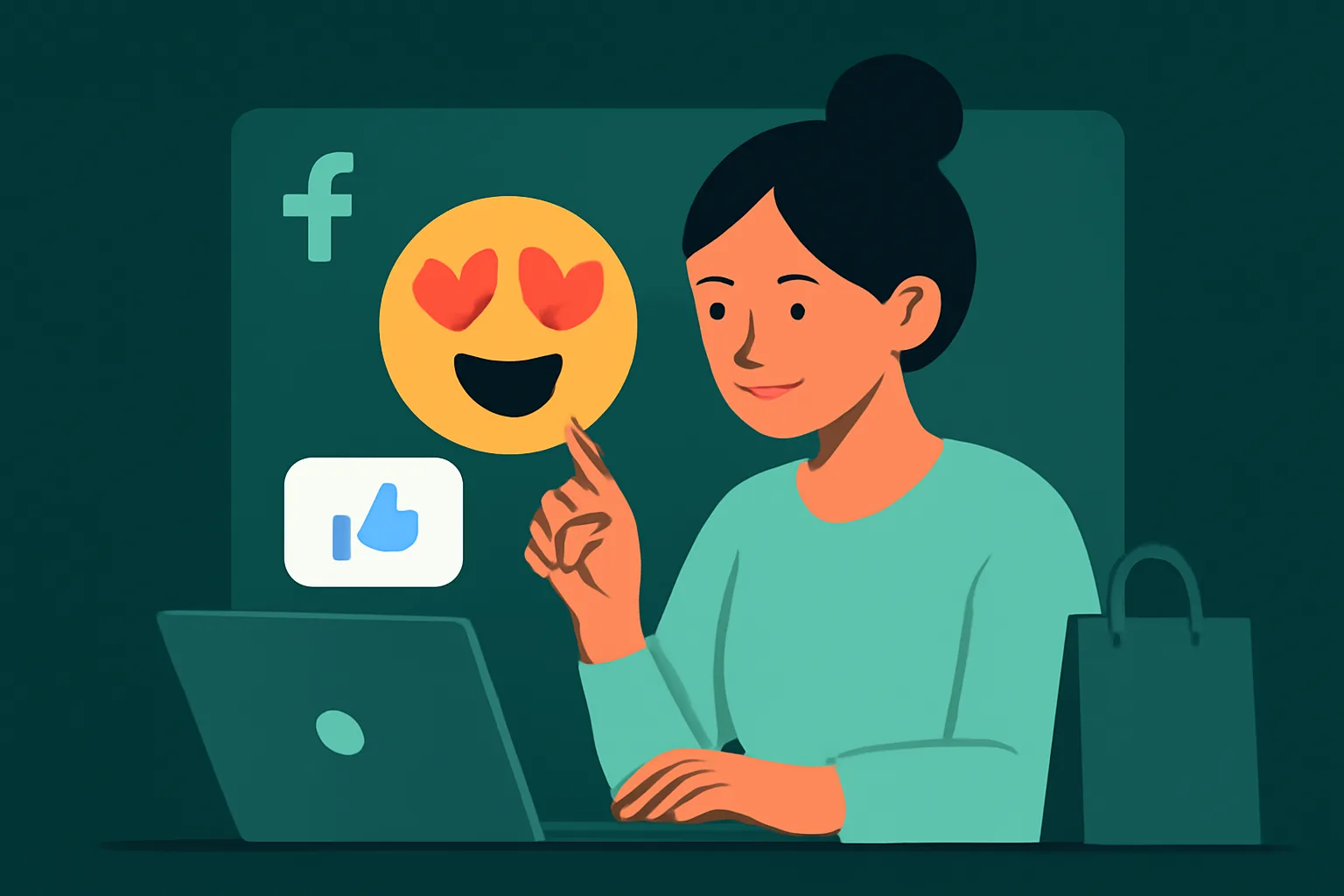 Facebook: เลือก Emoji เพิ่มไลค์ให้โพสต์ร้านค้า สื่อสารตรงใจลูกค้า