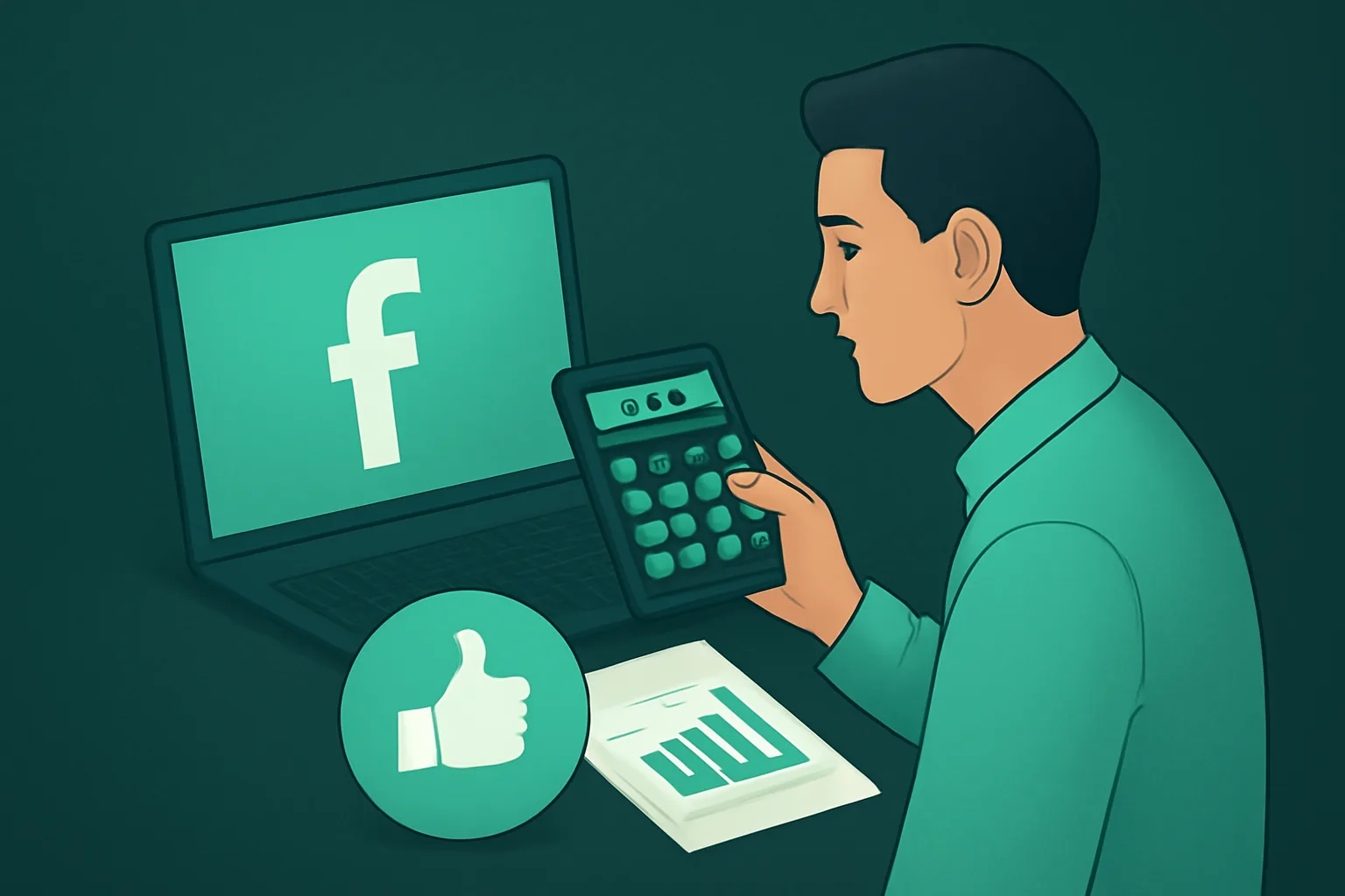 MetaSocial24Hr: คำนวณต้นทุนต่อไลค์ (Cost Per Like) บริการเพิ่มไลค์ Facebook Emoji