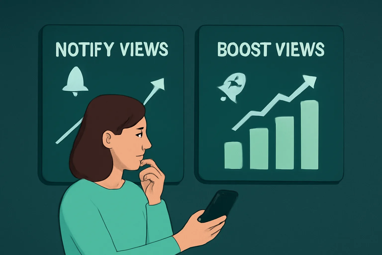 เพิ่มผู้ติดตาม TikTok: Notify Views vs Boost Views เลือกแบบไหนดี?