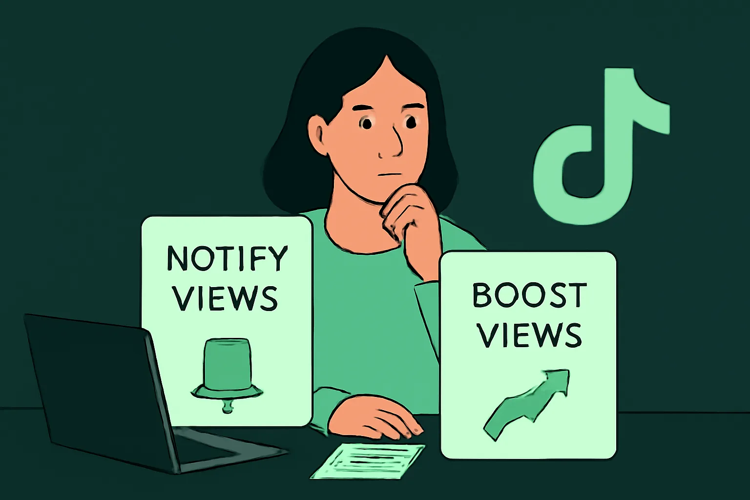 วิธีเลือกใช้บริการเพิ่มยอดวิว TikTok: Notify Views vs Boost Views แบบไหนเหมาะกับร้านค้าออนไลน์?