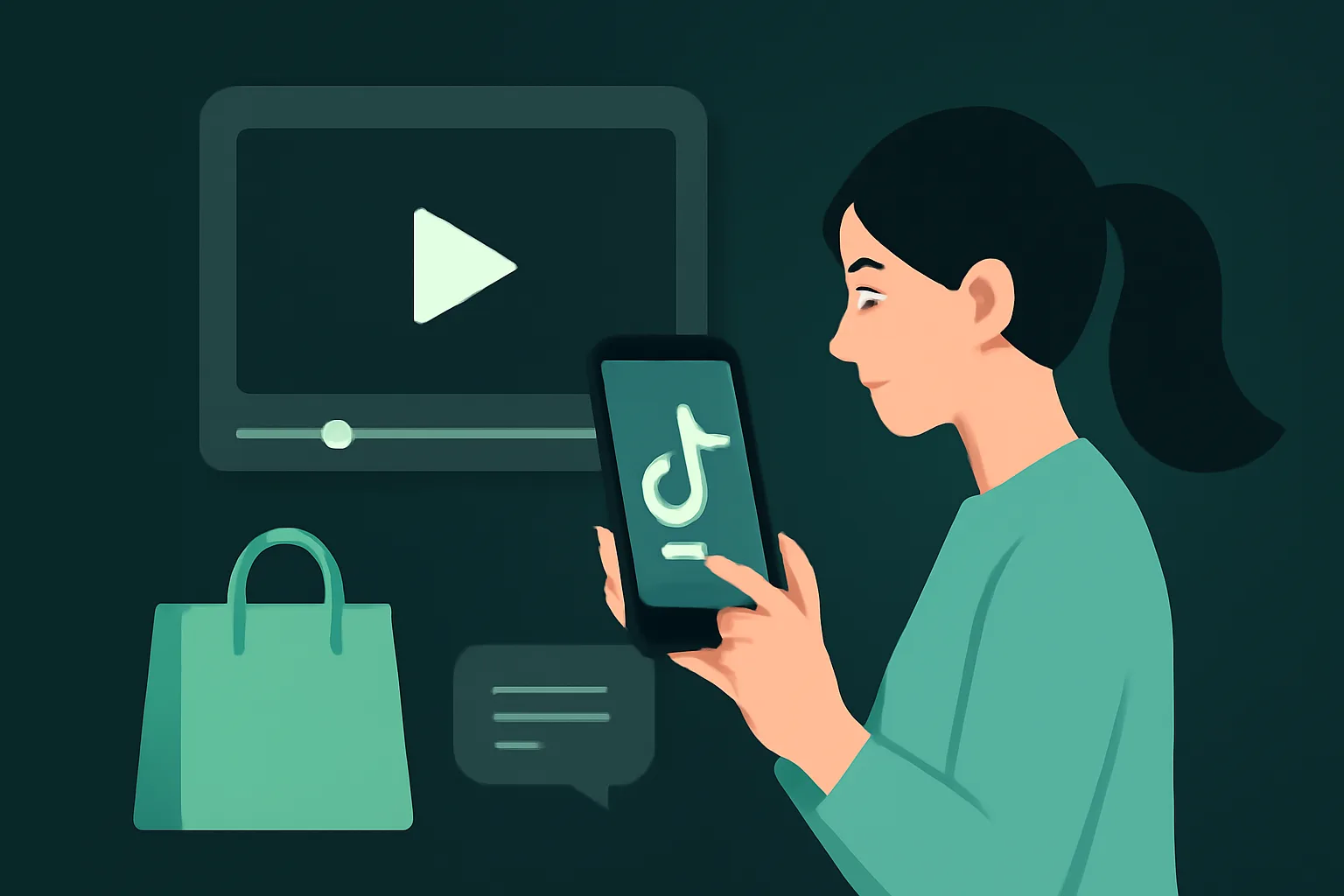 สร้างคอนเทนต์วิดีโอ TikTok ดึงดูดใจร้านค้าออนไลน์