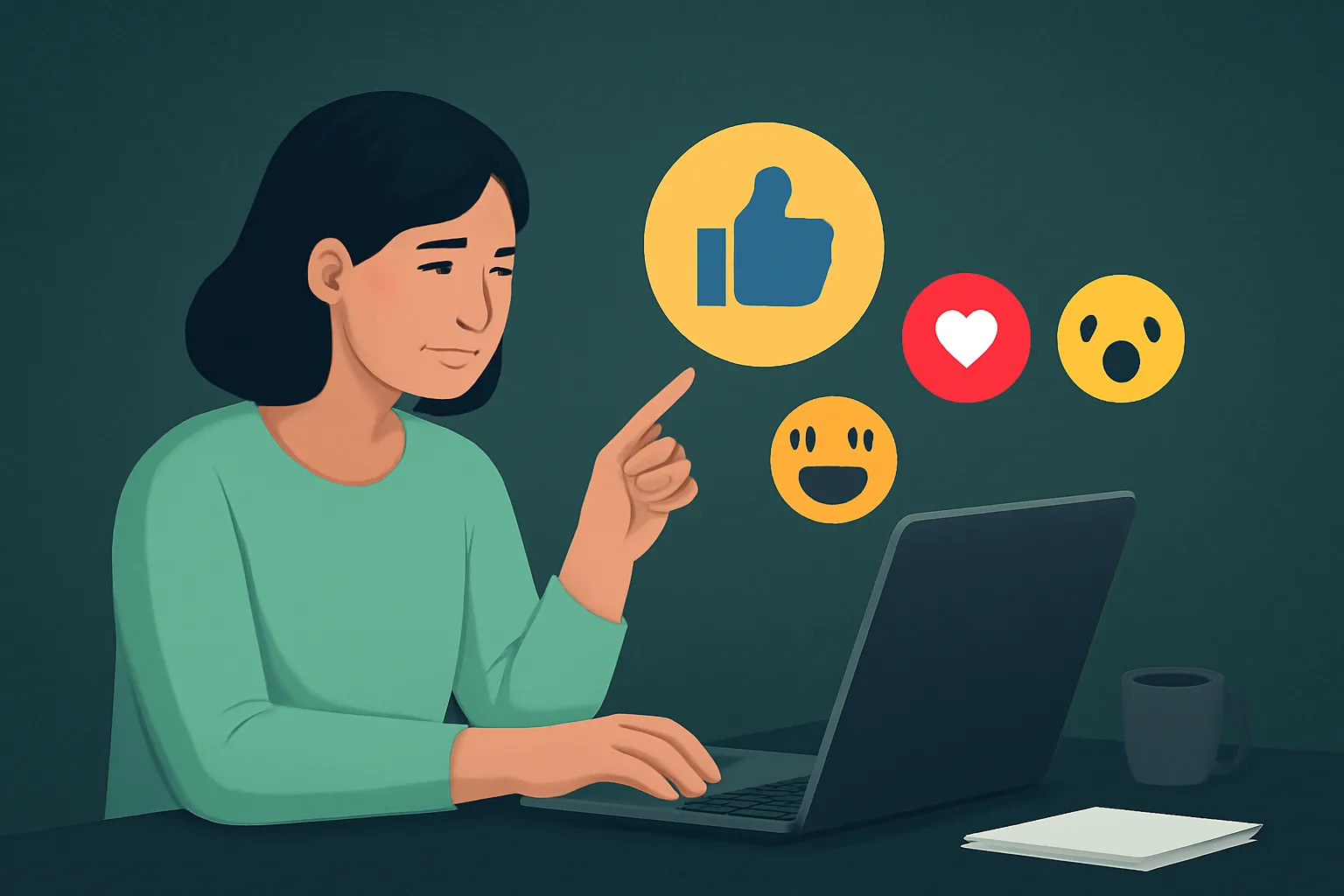 วิธีปั๊มไลค์ Facebook ง่ายๆ เลือก Emoji Likes ให้โพสต์ร้านค้า "ปัง"