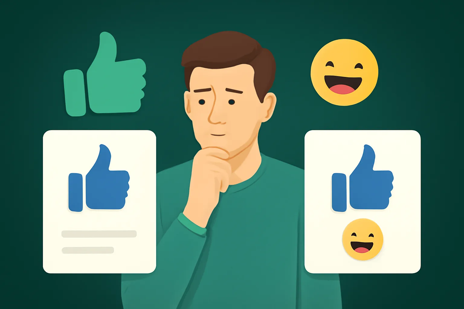 Facebook: เทคนิคเพิ่มยอดไลค์โพสต์ (Emoji vs ปกติ) เพิ่มการมีส่วนร่วมอย่างเป็นธรรมชาติ