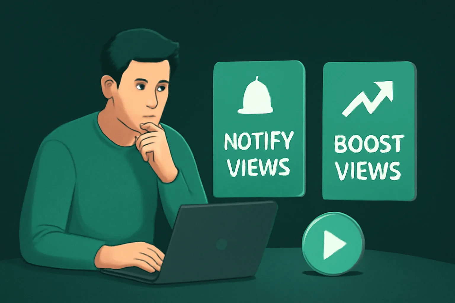 วิธีเลือกบริการเพิ่มยอดวิว TikTok: "Notify Views" vs "Boost Views" แบบไหนคุ้มค่า?