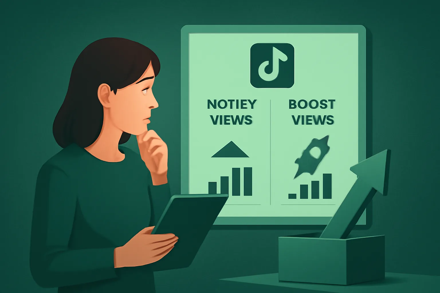วิธีเพิ่มยอดวิววิดีโอ TikTok ให้ร้านค้าออนไลน์: Notify Views vs Boost Views ตัวไหนคุ้มค่า?