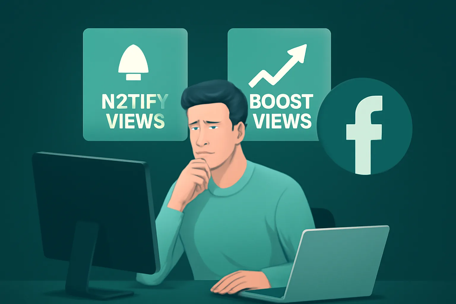 วิธีเลือกบริการเพิ่มยอดวิว Facebook: Notify Views vs Boost Views แบบไหนเหมาะกับร้านค้าออนไลน์ของคุณ