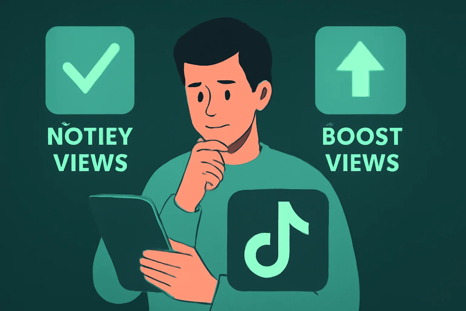วิธีเลือกบริการเพิ่มยอดวิว TikTok ให้คุ้มค่า: Notify Views vs Boost Views