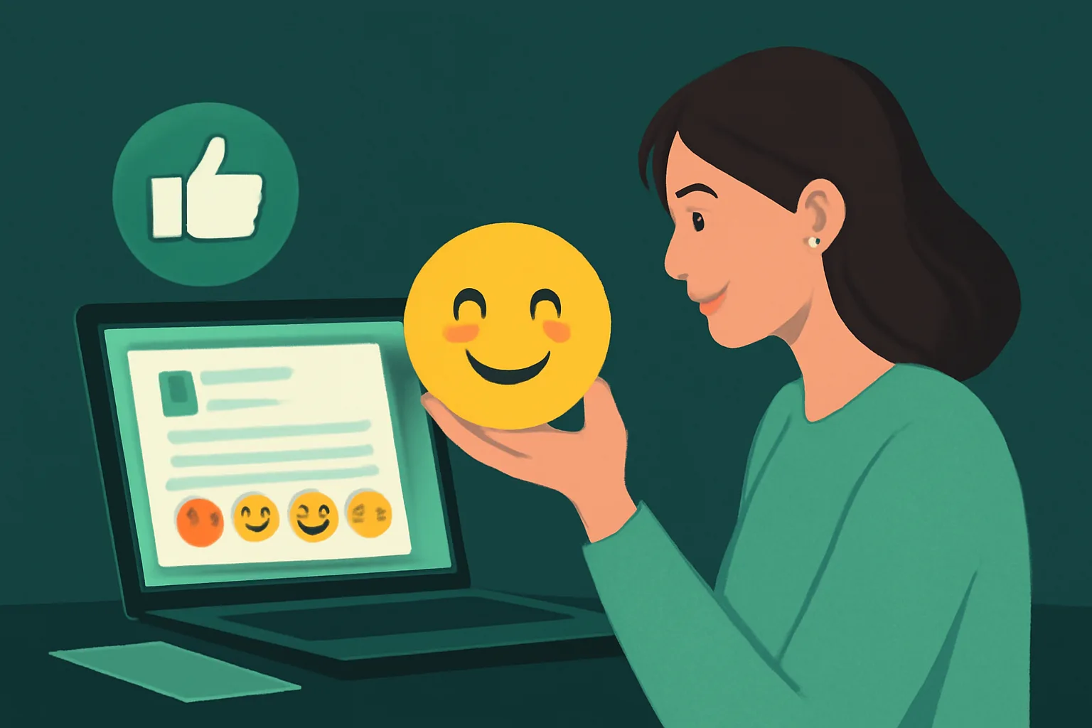 วิธีเลือก Emoji เพิ่มไลค์โพสต์ Facebook ให้ "สื่อสาร" อารมณ์สินค้าและกระตุ้นยอดขาย