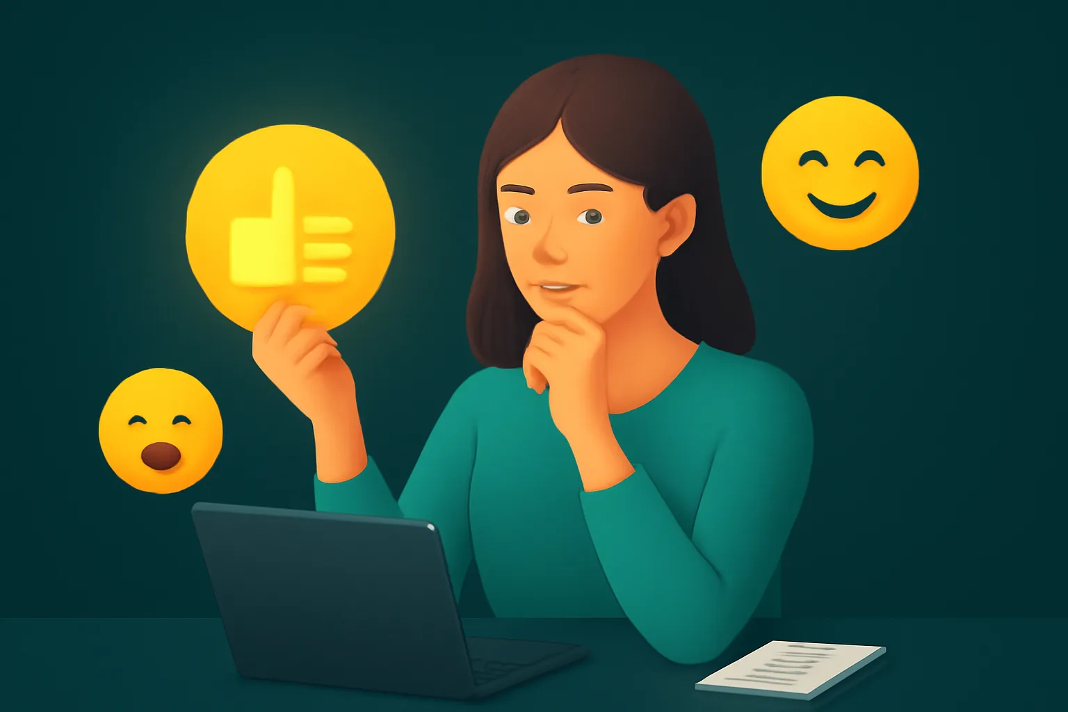 MetaSocial24Hr: วิธีเลือก Emoji เพิ่มไลค์โพสต์ Facebook ให้เป็นธรรมชาติ