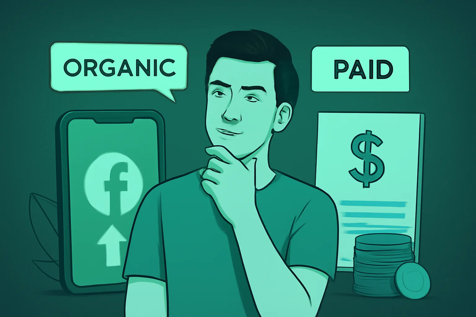 เปรียบเทียบ: เพิ่มผู้ติดตาม Facebook (Thai) แบบ Organic vs. ใช้บริการเสริม เลือกแบบไหนเหมาะกับธุรกิจ