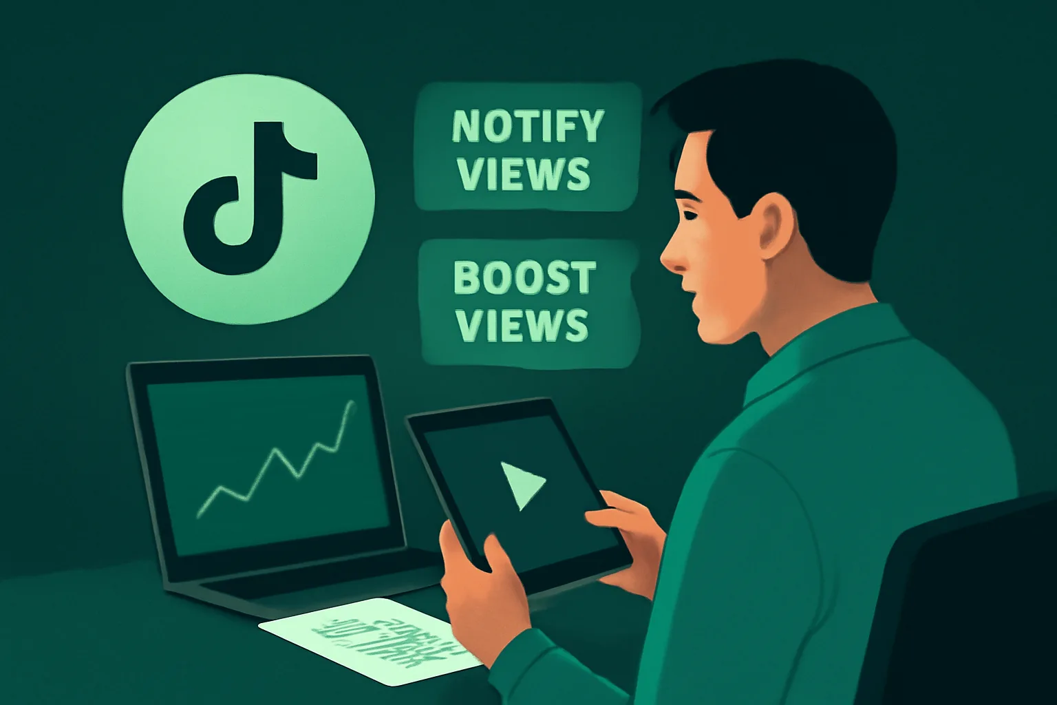 วิธีเลือกบริการเพิ่มยอดวิว TikTok: "Notify Views" กับ "Boost Views" แบบไหนคุ้มค่ากับร้านค้าออนไลน์?