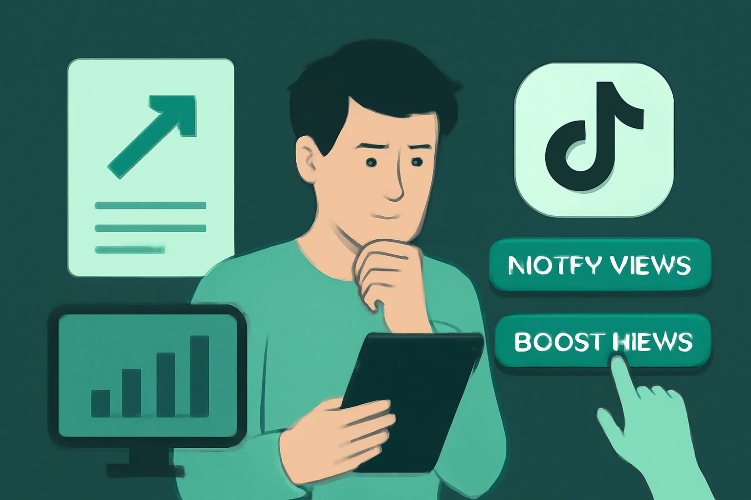 เว็บ ปั๊ม วิว TikTok ฟรี: Notify Views vs Boost Views เลือกบริการเพิ่มยอดวิวให้คุ้มค่า