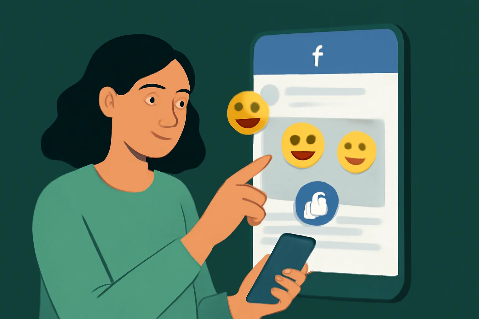 MetaSocial24Hr: วิธีเลือก Emoji เพิ่มไลค์ Facebook ให้เป็นธรรมชาติ