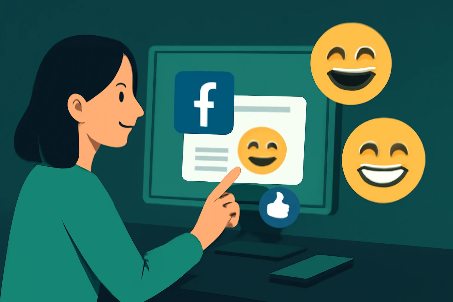 Facebook: เทคนิคเลือก Emoji "เพิ่มไลค์โพสต์" ให้สื่อสารอารมณ์ตรงใจกลุ่มเป้าหมายร้านค้าออนไลน์