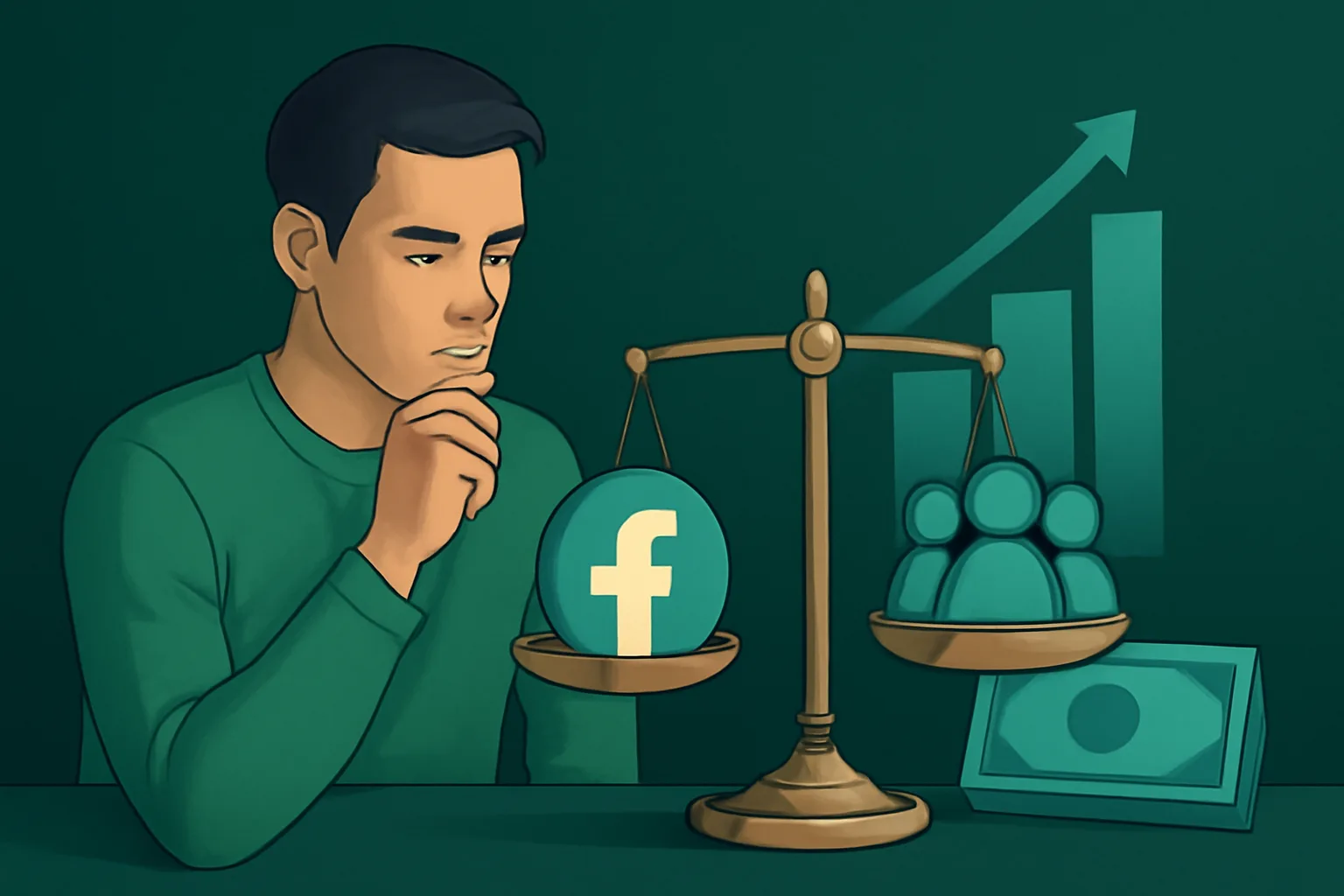 Facebook: เปรียบเทียบผู้ติดตาม Organic vs บริการเสริม - เลือกแบบไหนให้ธุรกิจคุณ?