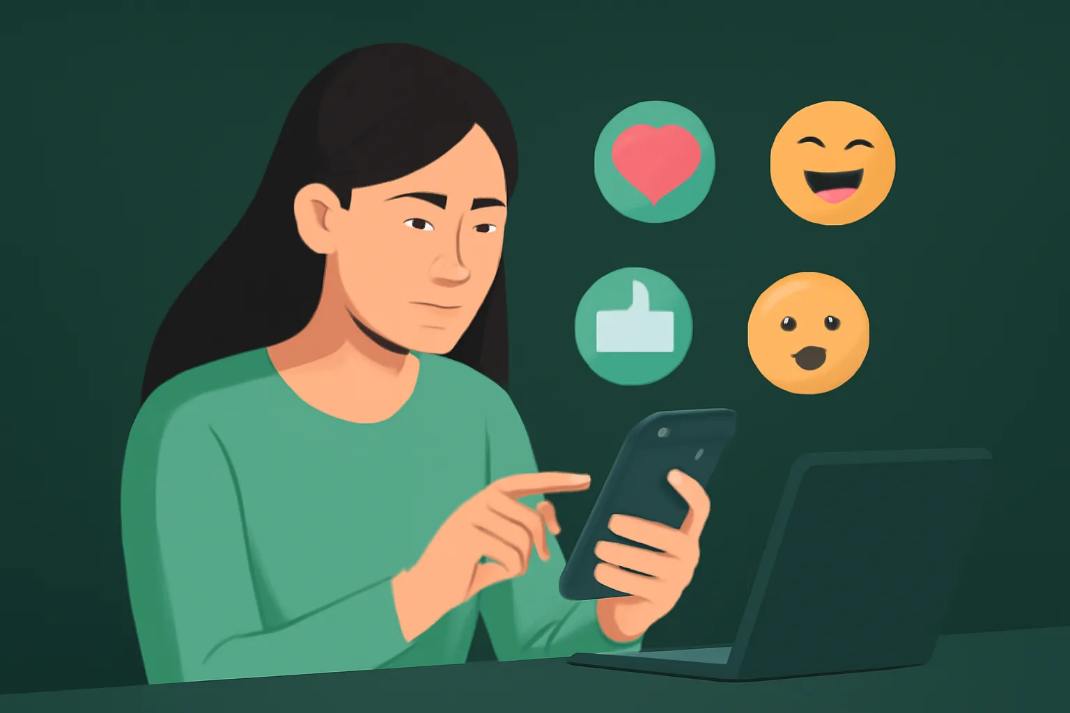 MetaSocial24Hr: การเลือก Emoji Likes บน Facebook ให้โพสต์ร้านค้าดูเป็นธรรมชาติ