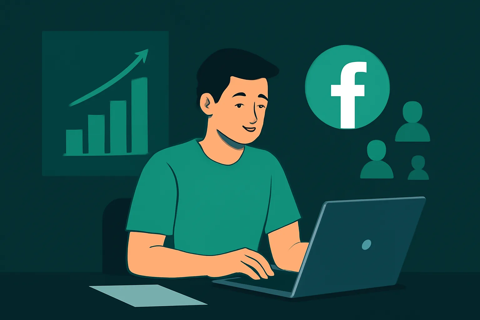 เลือกประเภท 'เพิ่มผู้ติดตาม Facebook (Thai)' ให้เหมาะกับร้านค้าออนไลน์
