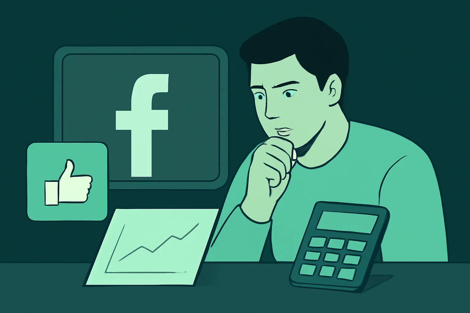 Facebook: คำนวณต้นทุนต่อไลค์ (Cost Per Like) ทั้งแบบ Organic และบริการเสริม
