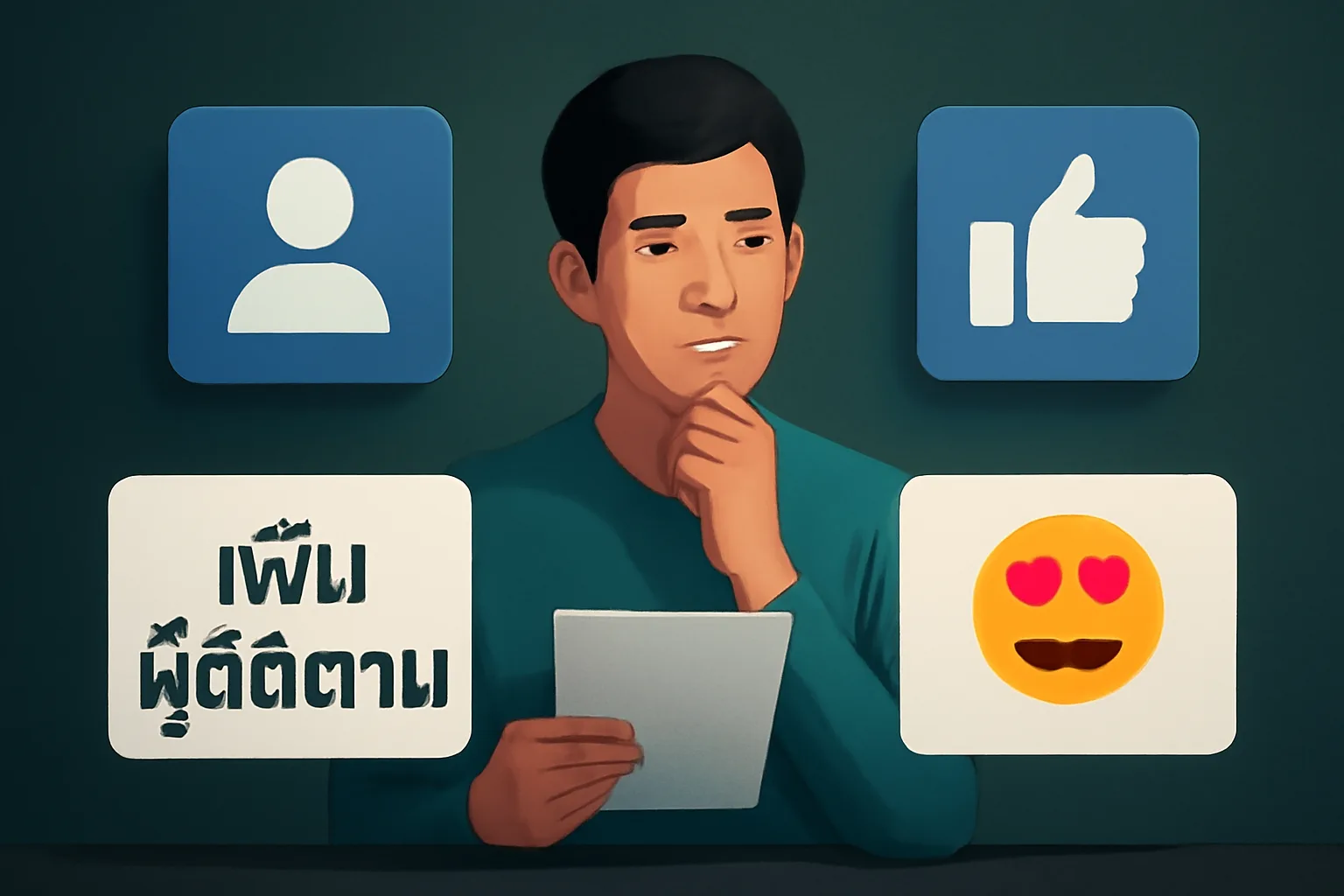 Facebook: คู่มือเลือก 'เพิ่มผู้ติดตาม (Thai)' vs 'เพิ่มไลค์โพสต์ (Emoji)' สำหรับร้านค้าออนไลน์