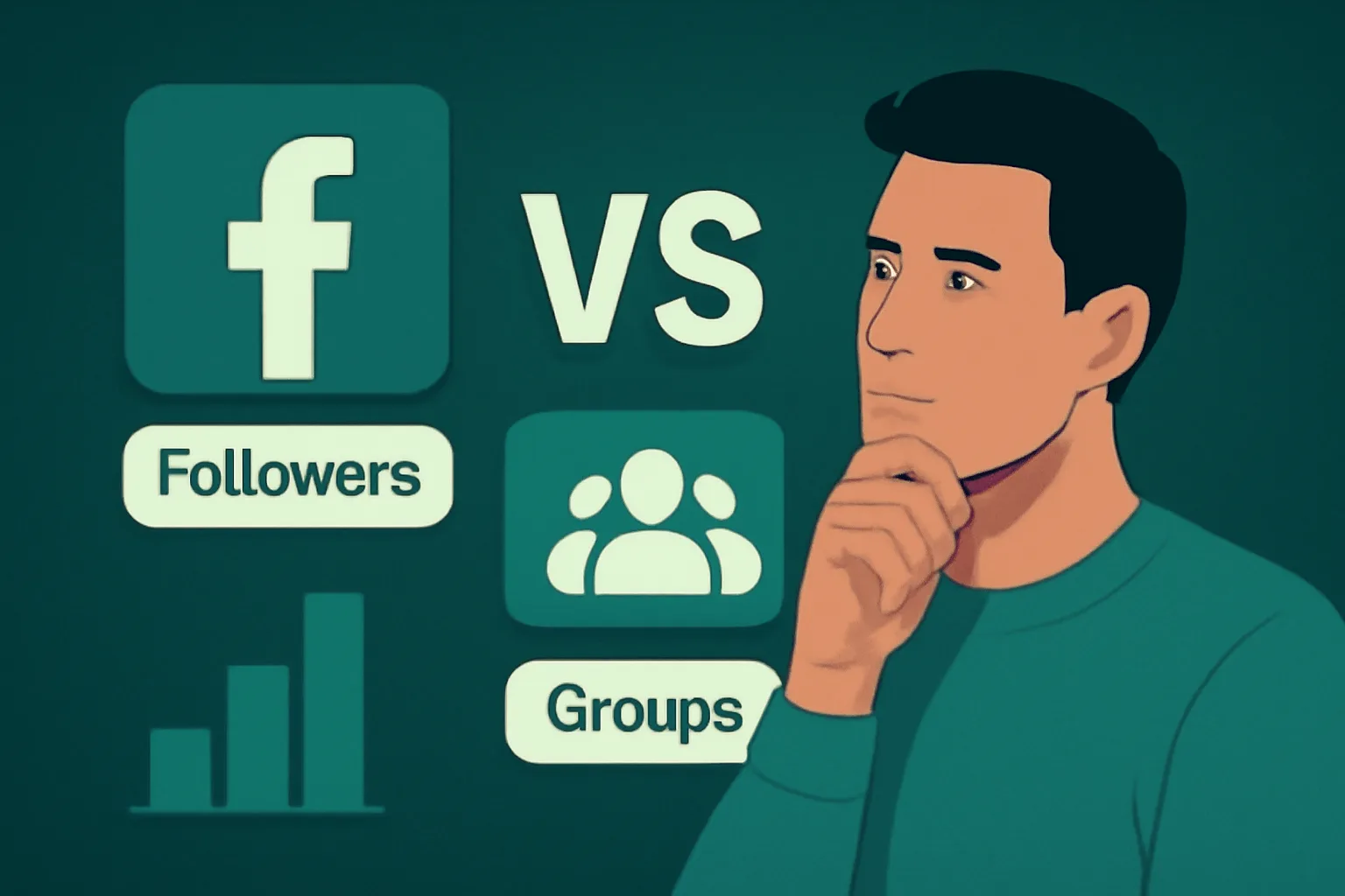 Facebook: เพิ่มผู้ติดตาม vs เพิ่มคนเข้ากลุ่ม เลือกแบบไหนให้ร้านค้าออนไลน์โต
