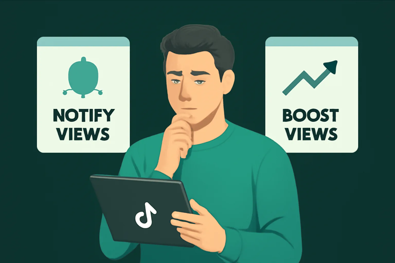 เลือกบริการเพิ่มยอดวิว TikTok: Notify Views vs Boost Views แบบไหนคุ้มค่า?